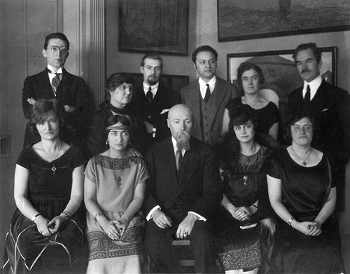 The personnel of the Roerich museum in New York.