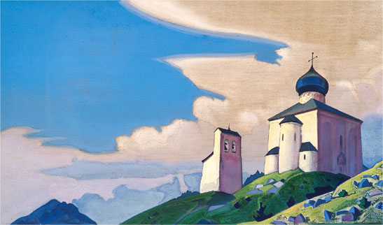 Н.К. Рерих. «Сергиева пустынь». 1933 г.