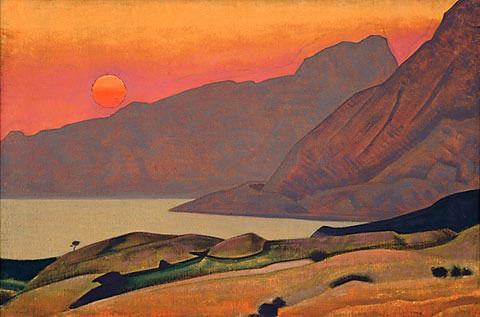 N.K. Roerich. Monhegan, Maine. From Ocean series. 1922.