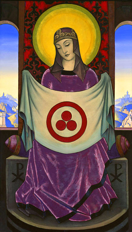 N.K. Roerich. Madonna Oriflamma. 1932