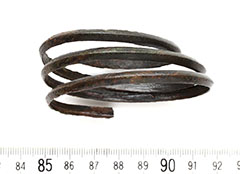 Браслет спиральный. Могильник Малли, 12-13 век
